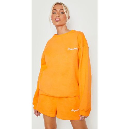 Survêtement À Broderie Dsgn Studio Avec Short - S - boohoo - Modalova