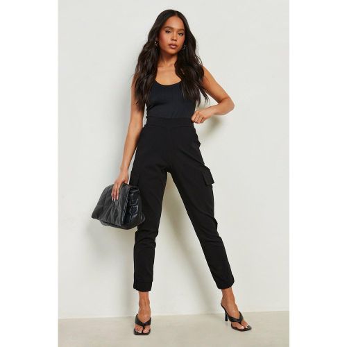 Petite" - Pantalon Fuselé Cargo - 44 - boohoo - Modalova