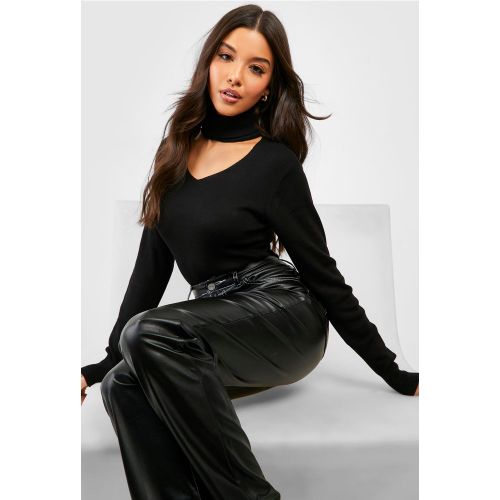 Pull À Col Roulé - Noir - S, Noir - boohoo - Modalova