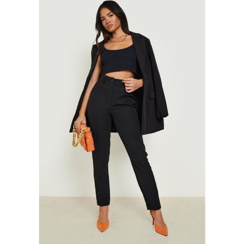 Pantalon De Tailleur Slim Taille Haute - 34 - boohoo - Modalova