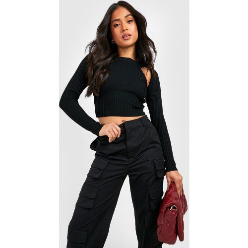 Petite" - Top Torsadé En Maille - Xl - boohoo - Modalova