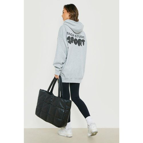 Sweat À Capuche Oversize À Slogan Dsgn Studio - S - boohoo - Modalova