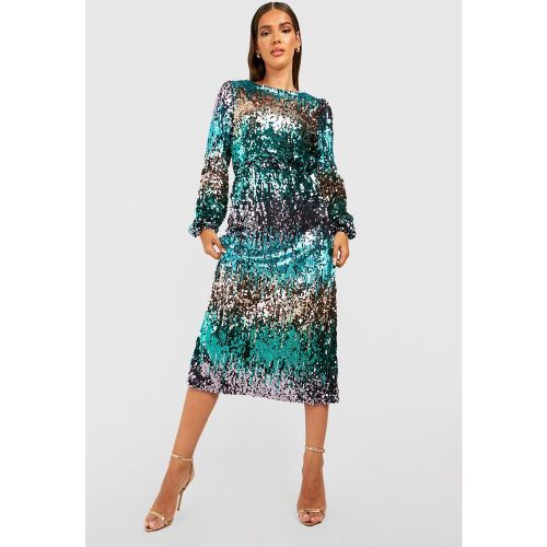 Robe Mi-Longue Pailletée - 36 - boohoo - Modalova