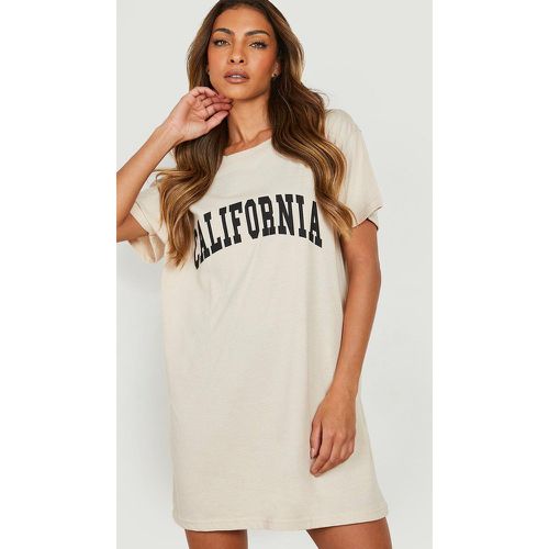 Robe T-Shirt À Imprimé California - boohoo - Modalova