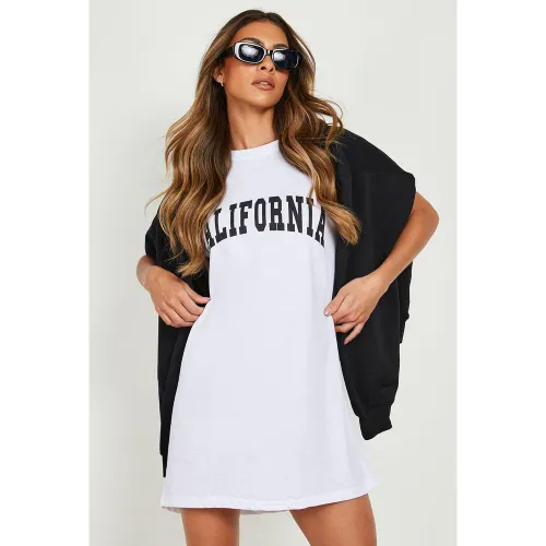 Robe T-Shirt À Imprimé California - 42 - boohoo - Modalova