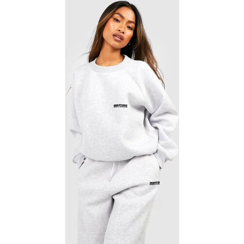 Sweat Oversize Premium À Slogan Floqué - S - boohoo - Modalova