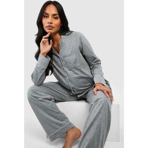 Maternité - Pyjama De Grossesse En Jersey - 36 - boohoo - Modalova