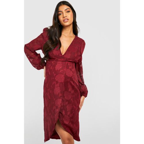 Maternité - Robe De Grossesse Fleurie - 36 - boohoo - Modalova