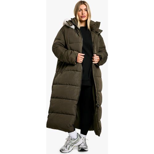 Parka Premium À Détails En Fausse Fourrure - S - boohoo - Modalova