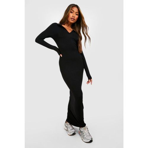 Robe Polo Basique - Noir - 36, Noir - boohoo - Modalova