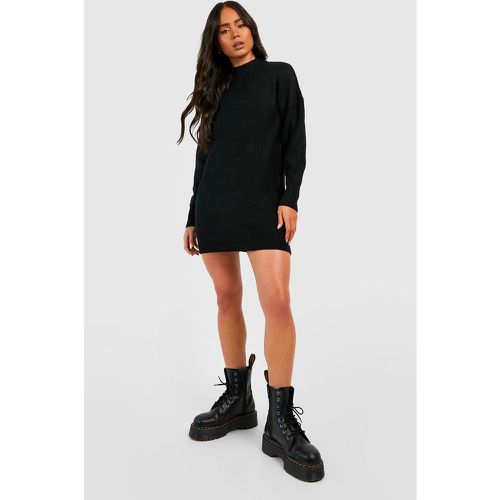 Petite" - Robe Pull En Maille À Col Roulé - M/L - boohoo - Modalova