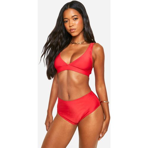 Bas De Maillot Basique Taille Haute - 40 - boohoo - Modalova