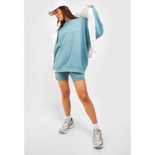 Ensemble Avec Sweat Oversize Et Short Cycliste - S - boohoo - Modalova