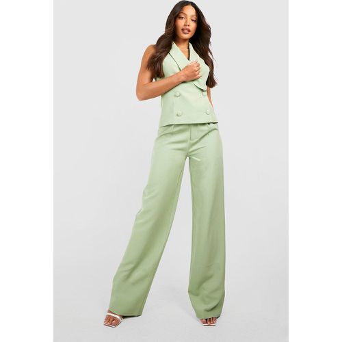 Tall" - Pantalon De Tailleur Premium Large - 36 - boohoo - Modalova