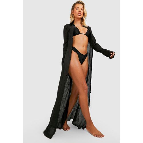 Chemise De Plage Longue - M - boohoo - Modalova