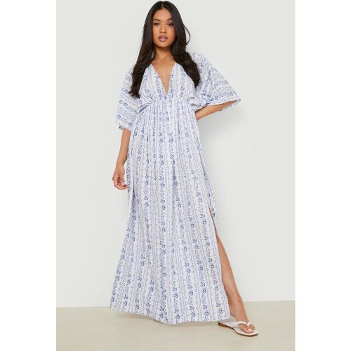 Petite" - Robe Longue Fleurie - 32 - boohoo - Modalova