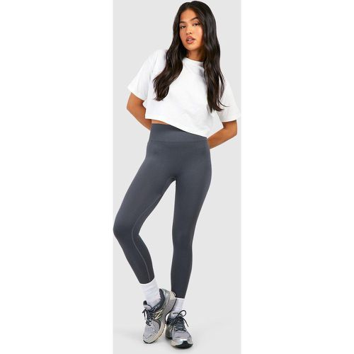 Petite" - Legging Côtelé Sans Coutures - M - boohoo - Modalova