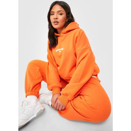 Grande Taille - Sweat À Capuche Oversize À Slogan Dsgn Studio - 44 - boohoo - Modalova