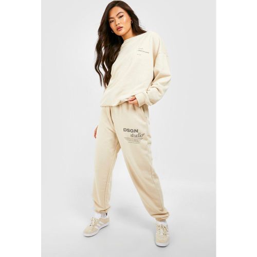 Jogging Épais À Slogan - S - boohoo - Modalova