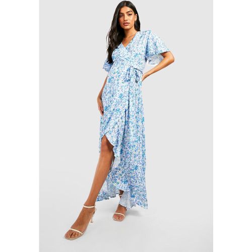 Maternité - Robe De Grossesse Longue Fleurie - 40 - boohoo - Modalova