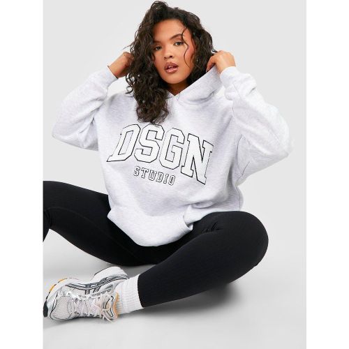 Grande Taille - Sweat À Capuche Oversize En Tissu Éponge - 44 - boohoo - Modalova