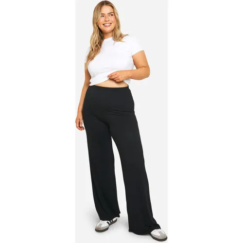 Grande Taille - Pantalon Large Basique En Jersey - boohoo - Modalova