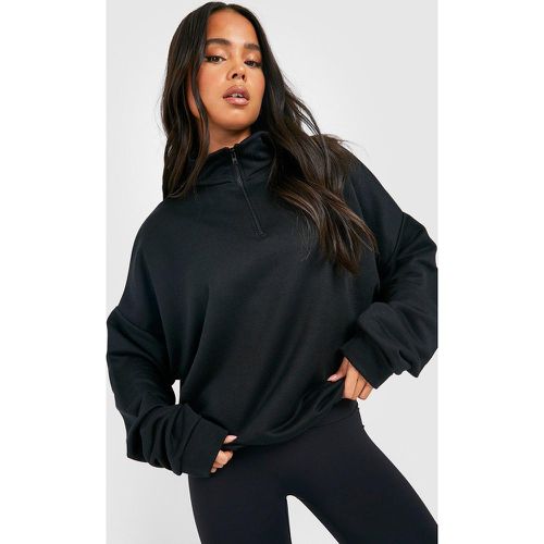 Petite" - Sweat Zippé Basique - L - boohoo - Modalova