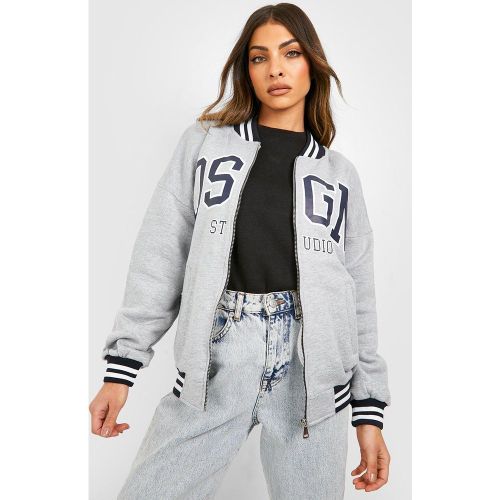 Bomber Universitaire À Slogan - 36 - boohoo - Modalova