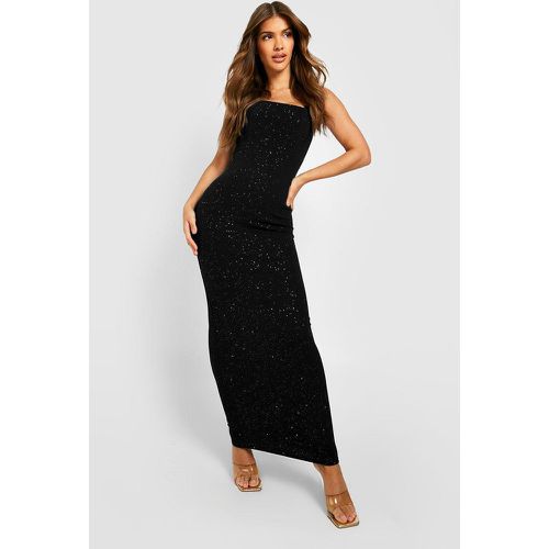 Robe Longue Pailletée À Bretelles - 38 - boohoo - Modalova