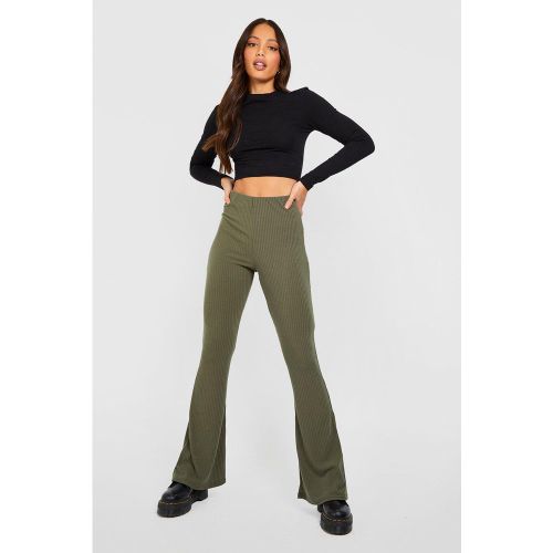 Tall" - Pantalon Flare Côtelé Taille Haute - 40 - boohoo - Modalova
