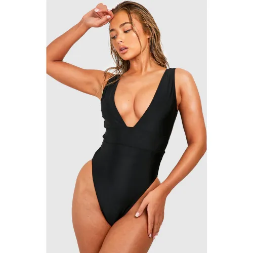 Maillot De Bain Décolleté - 36 - boohoo - Modalova
