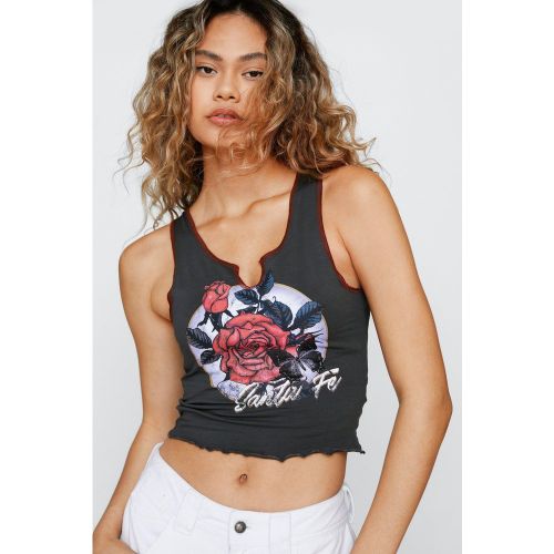 Crop Top Imprimé À Slogan Santa Fe - 40 - boohoo - Modalova