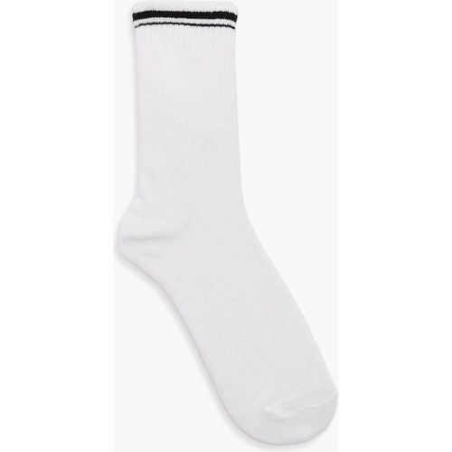 Chaussettes De Sport Rayées - One Size - boohoo - Modalova