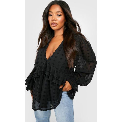 Grande Taille - Top À Volants - 44 - boohoo - Modalova