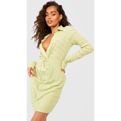 Robe Chemise Texturée - 36 - boohoo - Modalova