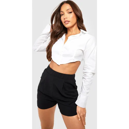 Tall" - Short Habillé Plissé - 40 - boohoo - Modalova