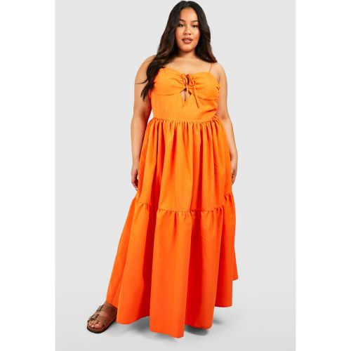 Grande Taille - Robe Longue Dos Nu - 44 - boohoo - Modalova