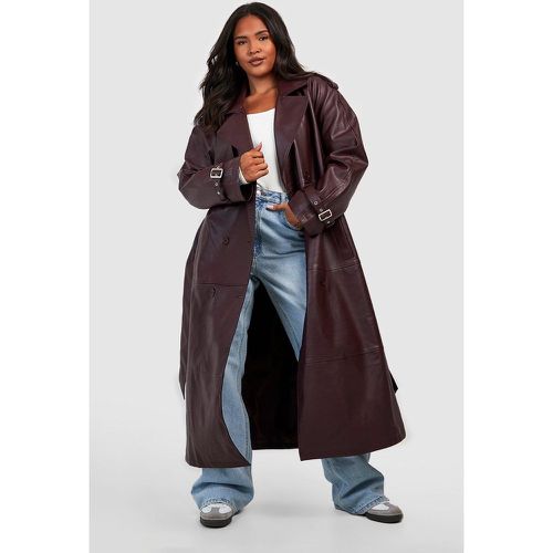 Grande Taille - Trench Long - 50 - boohoo - Modalova