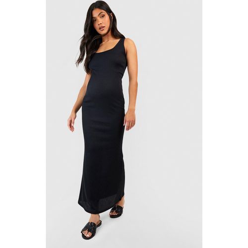 Maternité - Robe De Grossesse Longue Côtelée - 40 - boohoo - Modalova