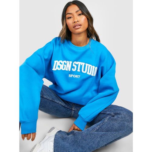 Sweat À Slogan Dsgn Studio - S - boohoo - Modalova