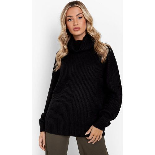 Pull À Col Roulé - Noir - L, Noir - boohoo - Modalova