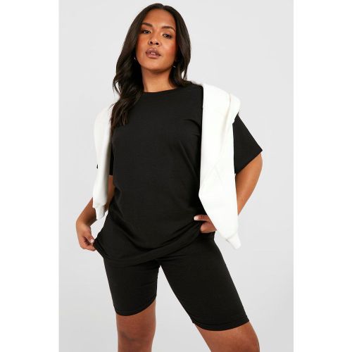 Grande Taille - Ensemble Avec T-Shirt Oversize Et Short Cycliste - 46 - boohoo - Modalova
