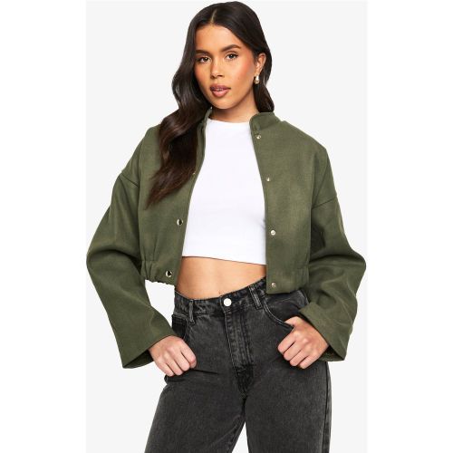Bomber Oversize En Laine - 36 - boohoo - Modalova