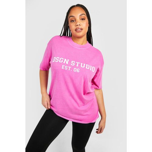 Grande Taille - T-Shirt Oversize À Slogan Dsgn Studio - 44 - boohoo - Modalova