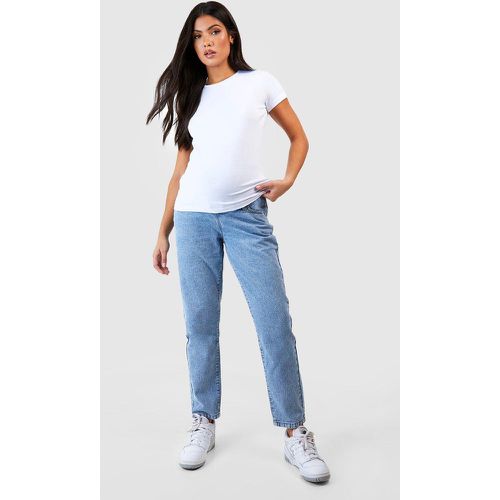 Maternité - Jean Mom De Grossesse - 38 - boohoo - Modalova