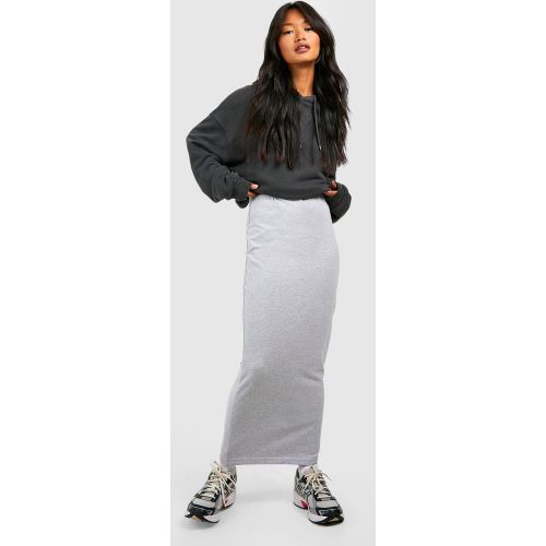 Jupe Mi-Longue Taille Haute En Coton - 42 - boohoo - Modalova