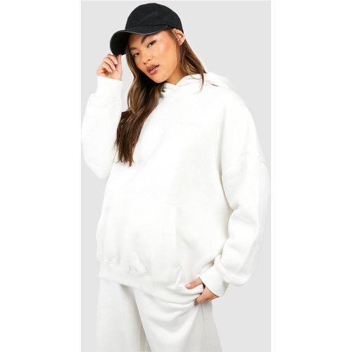 Sweat À Capuche Oversize À Enfiler - Blanc Écru - Xs, Blanc Écru - boohoo - Modalova