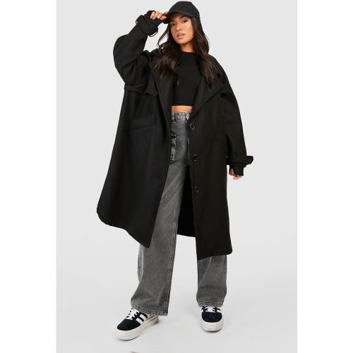 Petite" - Manteau Oversize En Laine Premium - S - boohoo - Modalova