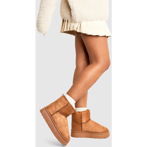 Bottines À Semelles Épaisses - Pointure Large - 36 - boohoo - Modalova