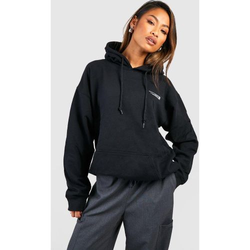 Sweat À Capuche Oversize À Slogan - S - boohoo - Modalova